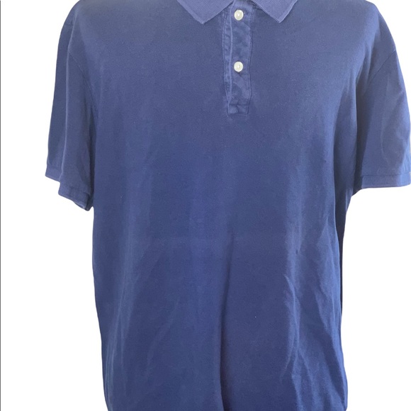 Men Navy Gap Polo Shirt - Picture 2 of 5